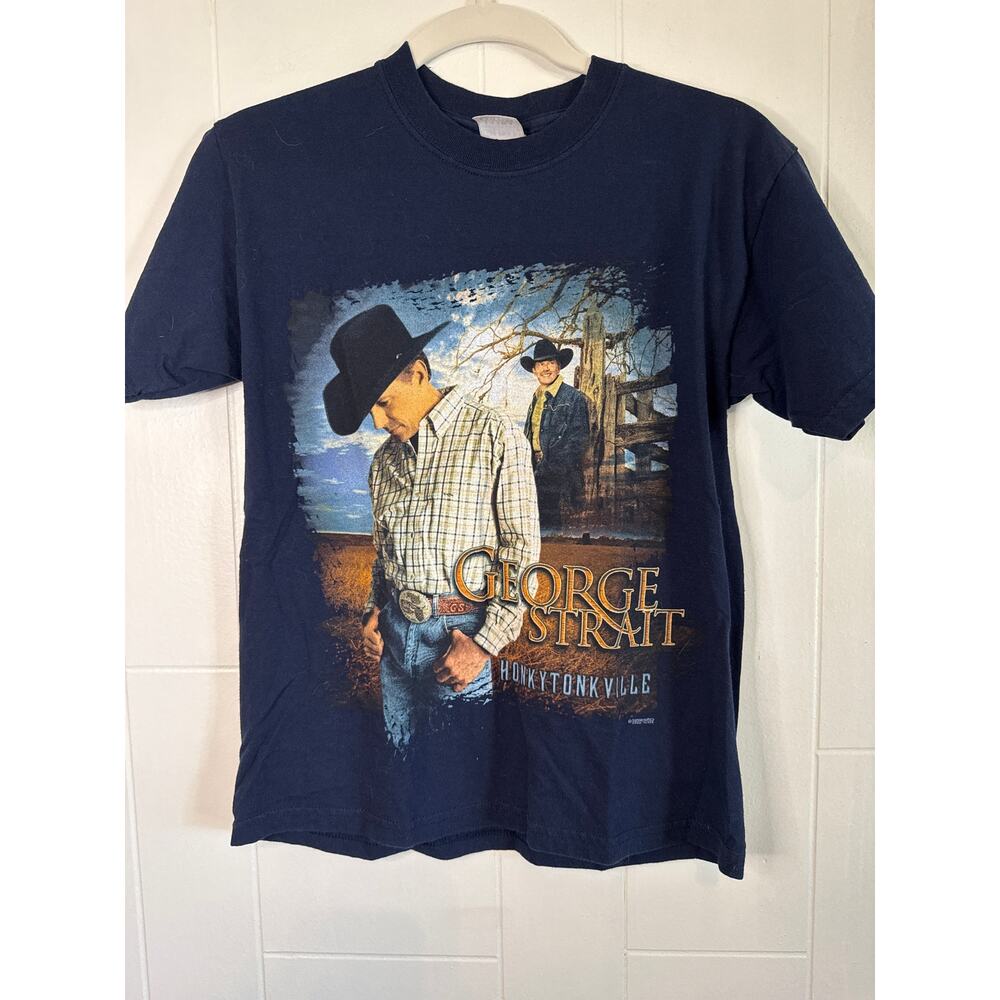 George Strait Honkeytonkville T shirt youth large